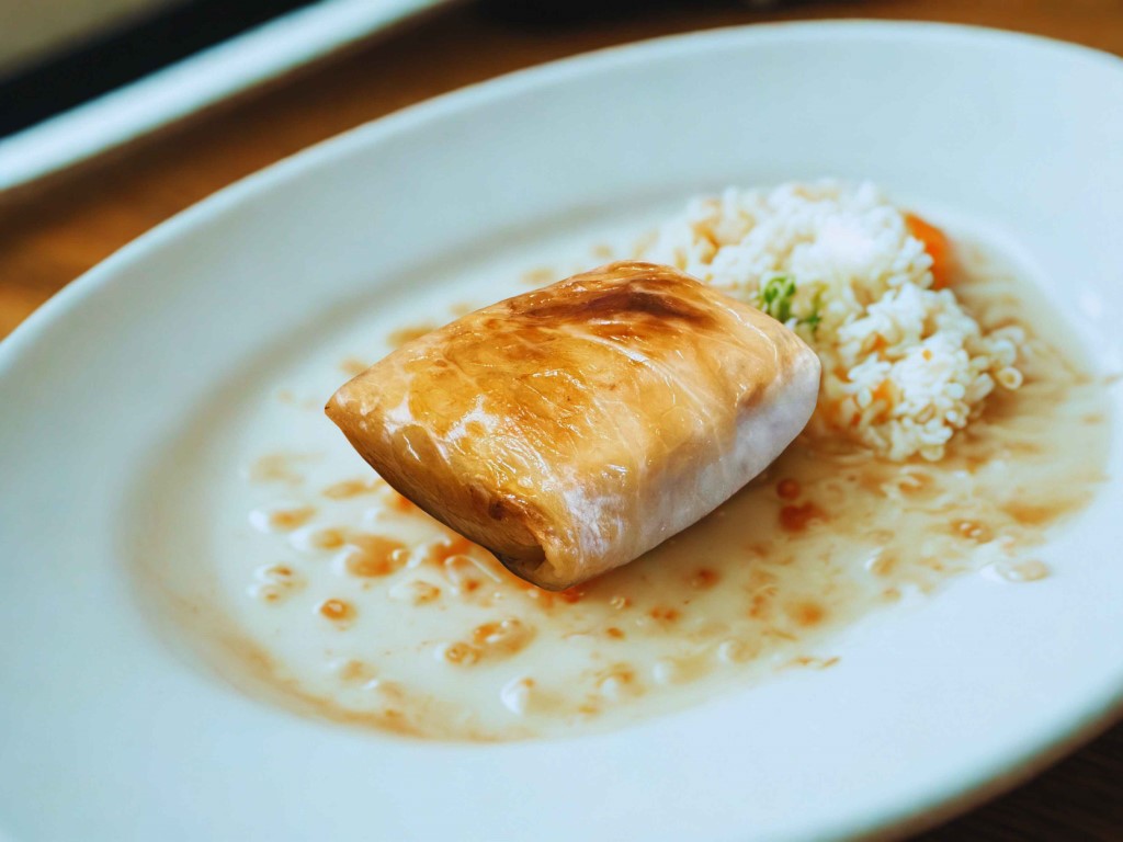 Gołąbki z ryżem i mięsem wieprzowym