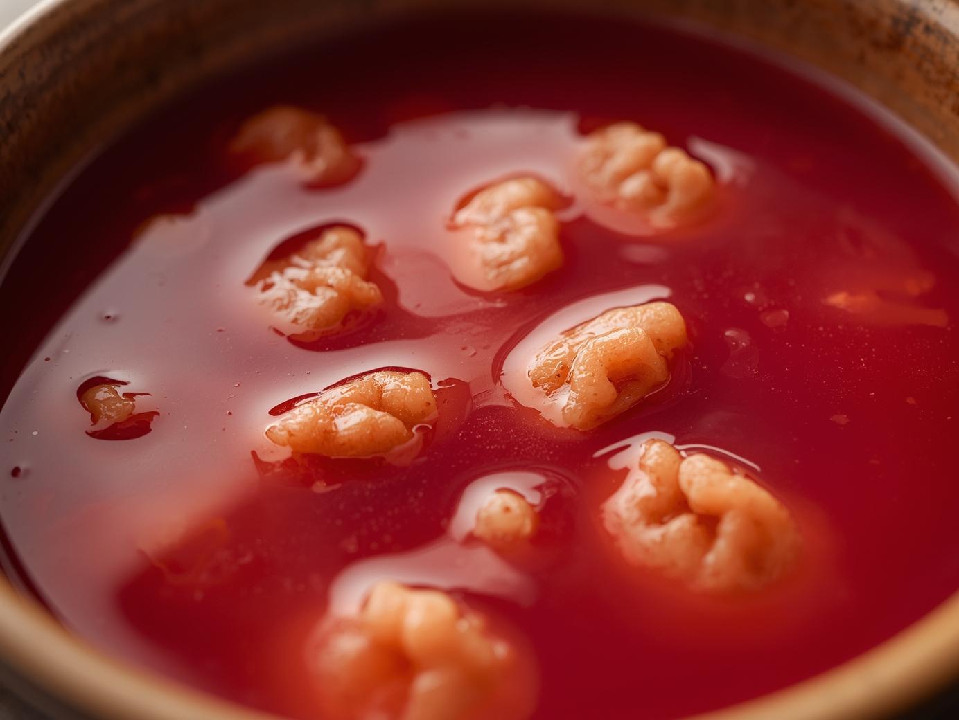 Uszka z kapustą i grzybami.