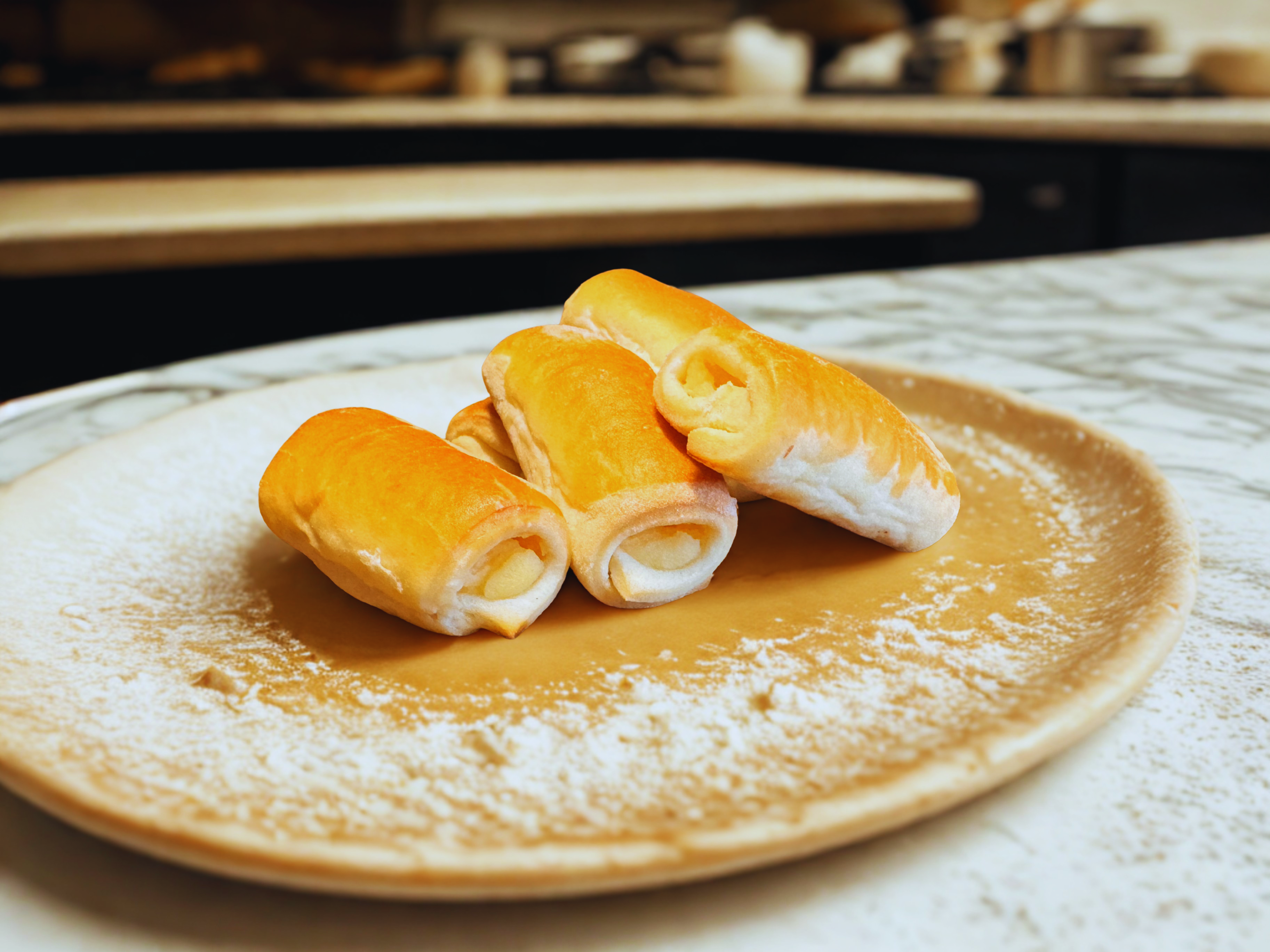 Paluszki drożdżowe z serem